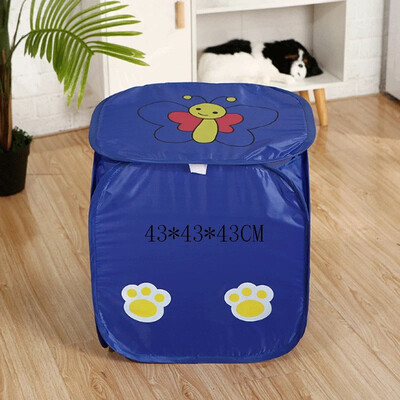 Kokkupandav tolmukindel Stor Box Suure mahutavusega pesukorv kaanega Mänguasjad Mitmesugused rõivaste organiseerija Kodune hoiustamiskorraldus
