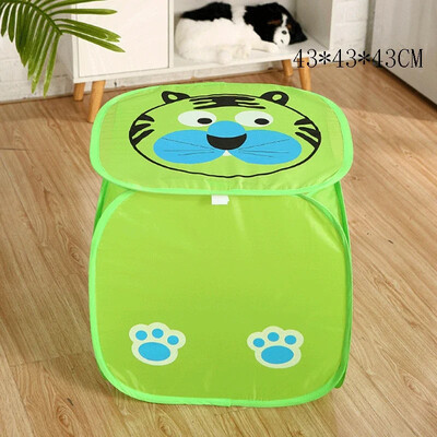 Kokkupandav tolmukindel Stor Box Suure mahutavusega pesukorv kaanega Mänguasjad Mitmesugused rõivaste organiseerija Kodune hoiustamiskorraldus