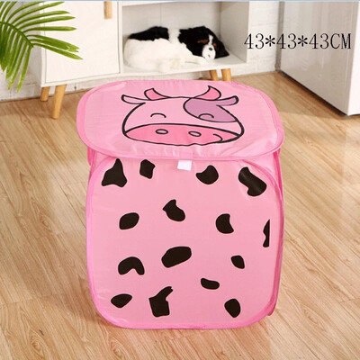 Kokkupandav tolmukindel Stor Box Suure mahutavusega pesukorv kaanega Mänguasjad Mitmesugused rõivaste organiseerija Kodune hoiustamiskorraldus