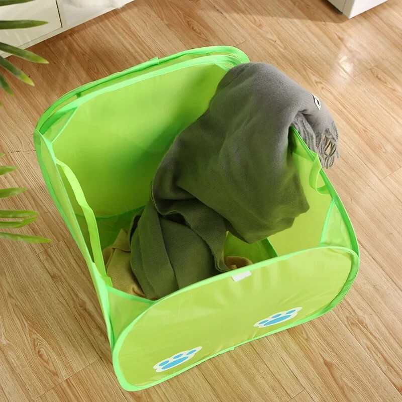 Kokkupandav tolmukindel Stor Box Suure mahutavusega pesukorv kaanega Mänguasjad Mitmesugused rõivaste organiseerija Kodune hoiustamiskorraldus