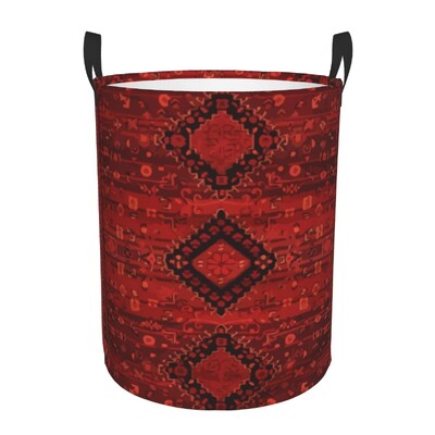 Austrumu tradicionālā lauku māja senlaicīgs bohēmijas stila veļas grozs Boho apģērbu rotaļlietu glabāšanas tvertne bērnudārzam