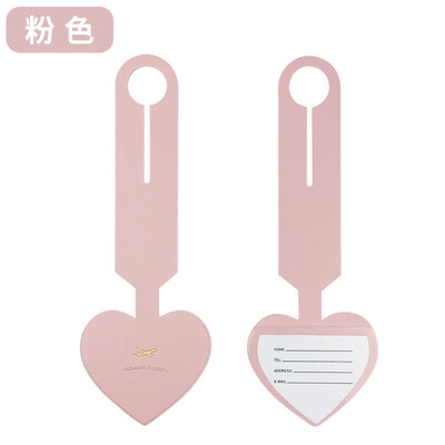 1 kom. Oznaka za putnu prtljagu u obliku srca PU kožna oznaka za kofere Oznaka za ukrcaj na prtljagu Torbe za pakiranje putnih dodataka