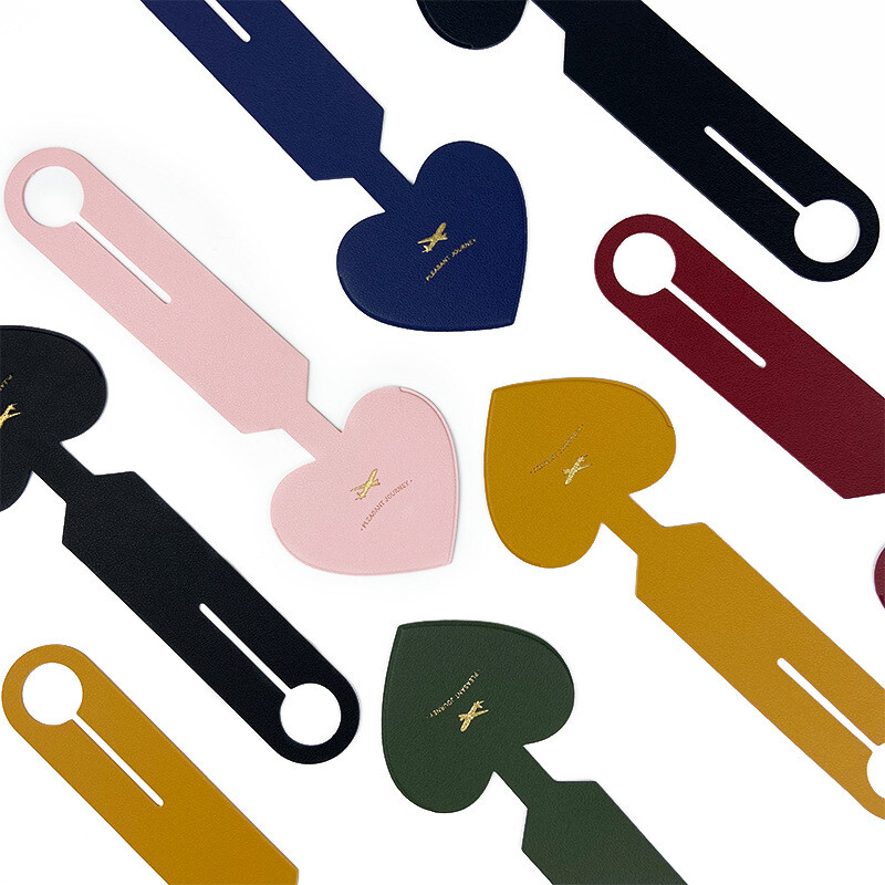 1 kom. Oznaka za putnu prtljagu u obliku srca PU kožna oznaka za kofere Oznaka za ukrcaj na prtljagu Torbe za pakiranje putnih dodataka