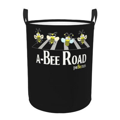 Mesilased ja lilled pesukorv Kokkupandav suure mahutavusega riiete hoiukast Honey Bee Baby Hamp