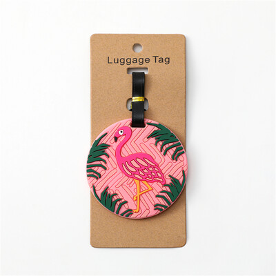 Utazási kiegészítők Csomagcímke Kreatív Corgi & Cat Bőrönd Divat Stílus Szilikon Hordozható Utazási címke azonosító címtartó