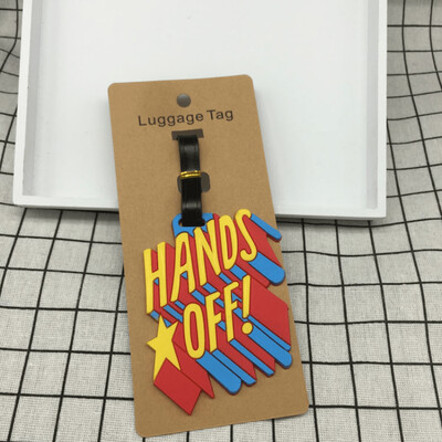 Utazási kiegészítők Csomagcímke Kreatív Corgi & Cat Bőrönd Divat Stílus Szilikon Hordozható Utazási címke azonosító címtartó