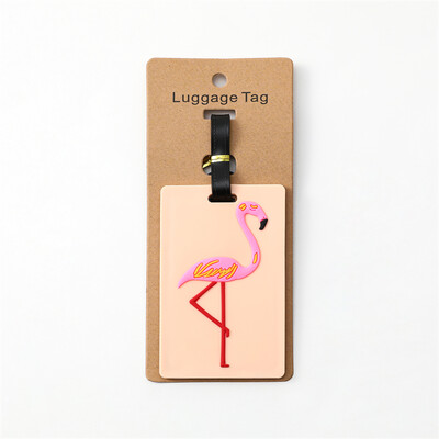 Utazási kiegészítők Csomagcímke Kreatív Corgi & Cat Bőrönd Divat Stílus Szilikon Hordozható Utazási címke azonosító címtartó