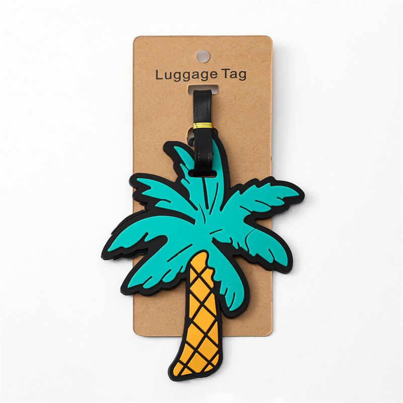 Utazási kiegészítők Csomagcímke Kreatív Corgi & Cat Bőrönd Divat Stílus Szilikon Hordozható Utazási címke azonosító címtartó