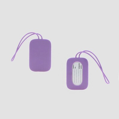 Силиконов етикет за багаж Мъже Жени Име на куфар Етикет за багаж Защита от изгубване Водоустойчиви етикети за самолет Аксесоари за пътуване