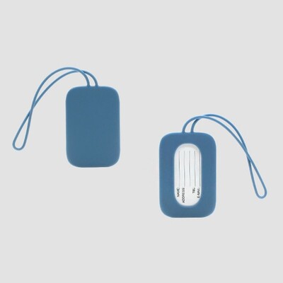 Силиконов етикет за багаж Мъже Жени Име на куфар Етикет за багаж Защита от изгубване Водоустойчиви етикети за самолет Аксесоари за пътуване