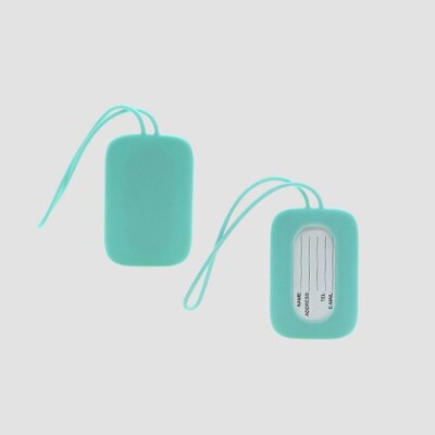 Силиконов етикет за багаж Мъже Жени Име на куфар Етикет за багаж Защита от изгубване Водоустойчиви етикети за самолет Аксесоари за пътуване