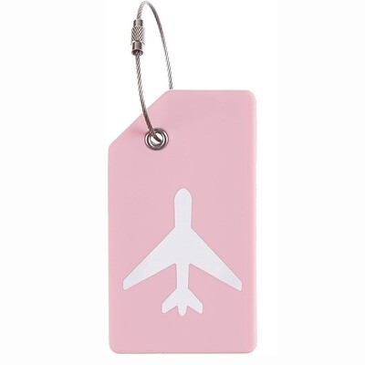 Επαναχρησιμοποιήσιμες ετικέτες ταξιδιωτικών αποσκευών από αλουμίνιο Ετικέτες βαλίτσας από ανοξείδωτο ατσάλι με θηλιά ονόματος ταυτότητα με σχοινιά Ετικέτα τσάντας για αποσκευές βαλίτσας