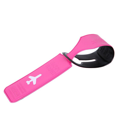 1/3 бр. Етикет за багаж Бар форма Пътна количка Куфар Визитка Чанта за пратка Намерете чантата си бързо и точно