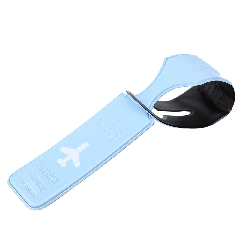 1/3 бр. Етикет за багаж Бар форма Пътна количка Куфар Визитка Чанта за пратка Намерете чантата си бързо и точно