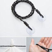 Ταξιδιωτικά Αντιολισθητικά Ρούχα Υπαίθρια Κάμπινγκ Ταξιδιού Φορητά Στεγνωτήρια Ρούχα Κρεμάστρα Σειρά βεντούζας Ελαστικό σχοινί