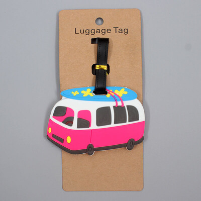 Pribor za putovanja Kreativna oznaka za prtljagu Slatki dugin kovčeg od silika gela Nosač ID adrese Oznake za ukrcaj na prtljagu Prijenosna oznaka