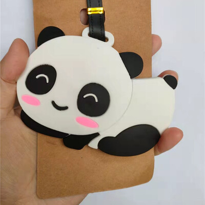 Crtani mačka sova sirena Oznake za prtljagu Držač za kovčeg Putni pribor ID adresa Silikagel Prijenosna naljepnica Oznaka za pseću prtljagu