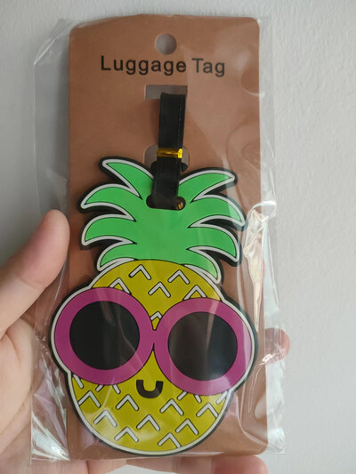 Crtani mačka sova sirena Oznake za prtljagu Držač za kovčeg Putni pribor ID adresa Silikagel Prijenosna naljepnica Oznaka za pseću prtljagu