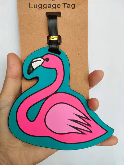 Crtani mačka sova sirena Oznake za prtljagu Držač za kovčeg Putni pribor ID adresa Silikagel Prijenosna naljepnica Oznaka za pseću prtljagu