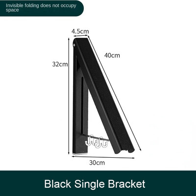 Επιτοίχια Πτυσσόμενα Ρούχα Ράβδος Αποξήρανσης Μπαλκόνι εξωτερικού χώρου Αόρατες Κρεμάστρες Space Αλουμινένια Ρούχα Ρούχα Αξεσουάρ μπάνιου σπιτιού