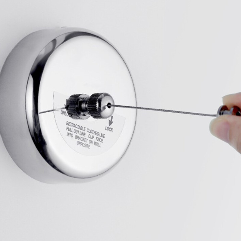 1vnt 2,8 m drabužių džiovinimo lentynos virvė Namų laikymo vieta Nerūdijantis plienas Ištraukiamos drabužių linijos Drabužių džiovintuvas Organizatorius skalbinių kabykla