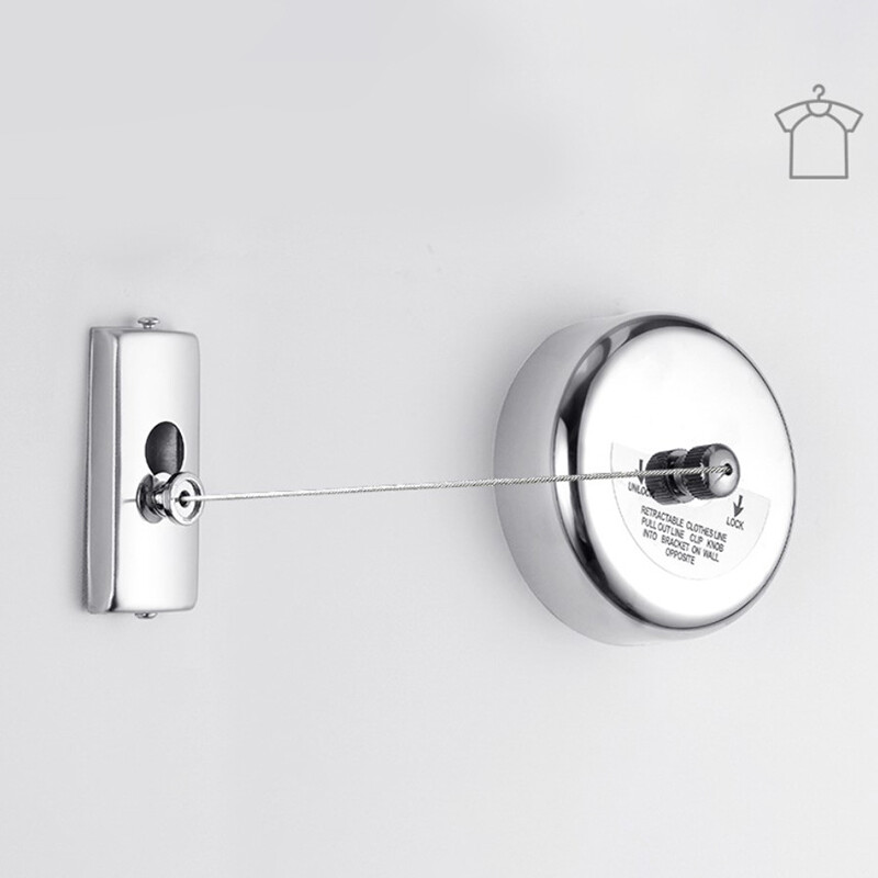 1vnt 2,8 m drabužių džiovinimo lentynos virvė Namų laikymo vieta Nerūdijantis plienas Ištraukiamos drabužių linijos Drabužių džiovintuvas Organizatorius skalbinių kabykla