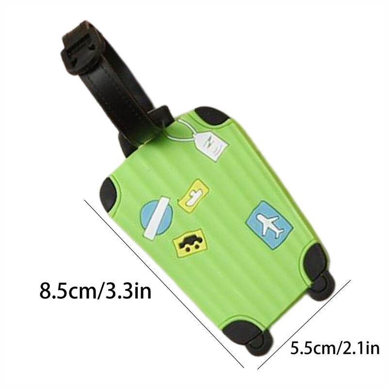 Nove modne silikonske oznake za prtljagu Putni dodaci za torbe Prijenosna oznaka za prtljagu u crtanom stilu za djevojčice i dječake omot za kartice