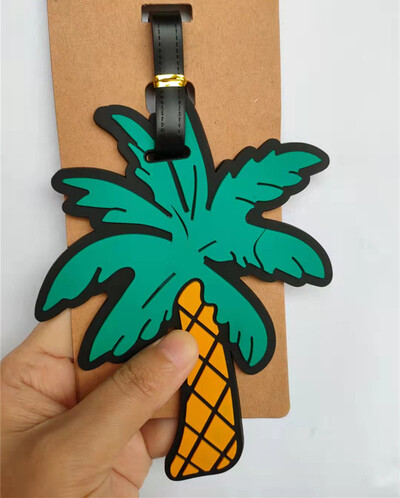 Cartoon Fruit Batožinové visačky Avokádo Cestovné doplnky Silica gél Kufor ID Adresa Držiak na batožinu Nástupný štítok Prenosný štítok