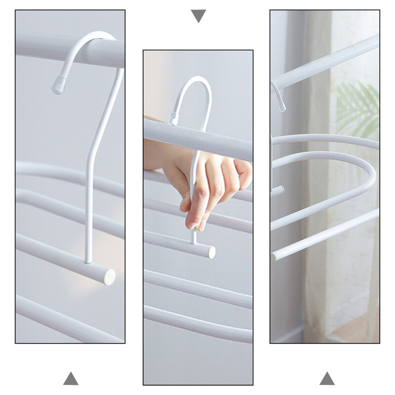 Suport pentru haine, uscare în spirală, foaie de economisire a spațiului, fier alb, organizator pentru economisirea spațiului