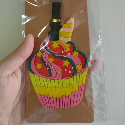 Divat autó Repülő Madarak Csomagcímkék Bőröndtartó Utazási Kiegészítők Azonosítók Címek Szilikagél Hordozható Címke Szemüvegek Poggyászcímke