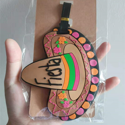 Divat autó Repülő Madarak Csomagcímkék Bőröndtartó Utazási Kiegészítők Azonosítók Címek Szilikagél Hordozható Címke Szemüvegek Poggyászcímke