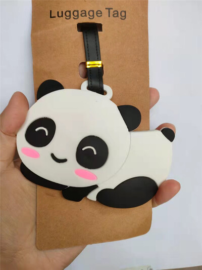 Divat autó Repülő Madarak Csomagcímkék Bőröndtartó Utazási Kiegészítők Azonosítók Címek Szilikagél Hordozható Címke Szemüvegek Poggyászcímke