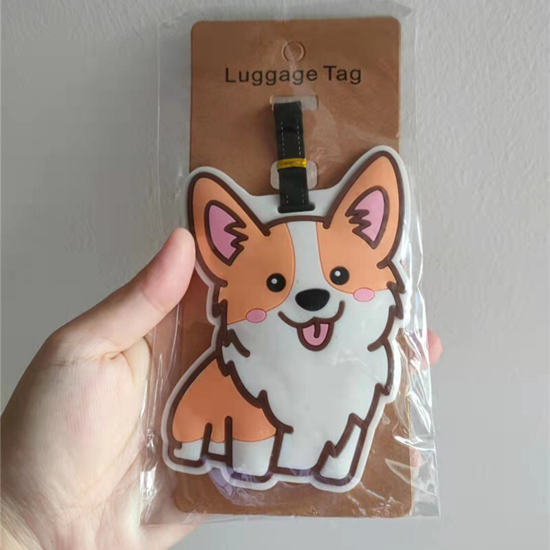 Divat autó Repülő Madarak Csomagcímkék Bőröndtartó Utazási Kiegészítők Azonosítók Címek Szilikagél Hordozható Címke Szemüvegek Poggyászcímke