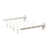 Επιτοίχια πτυσσόμενη σχάρα στεγνώματος ρούχων ρούχων Κρυφή απλή βάση στεγνώματος ρούχων