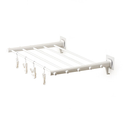 Επιτοίχια πτυσσόμενη σχάρα στεγνώματος ρούχων ρούχων Κρυφή απλή βάση στεγνώματος ρούχων