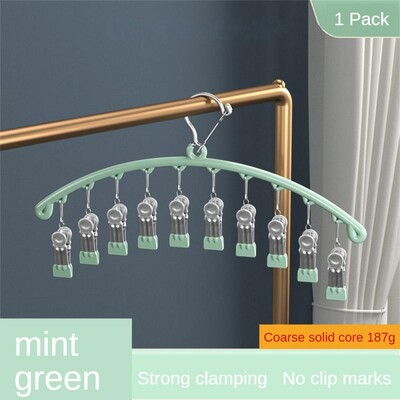 32 Clips Sulankstomi rūbų džiovykla Kabykla Neperpučiama vėjo kojinės Apatiniai džiovinimo lentynos Namų ūkis Vaikai Suaugusieji Sandėliavimas Skalbinių Kabykla Nauja