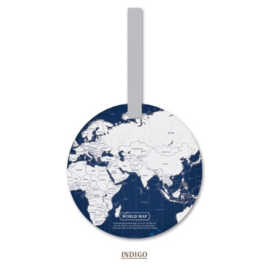 Cestovná visačka na batožinu, kreatívna ležérna mapa, silikagél, držiak na adresu do kufra, visačka na nástup do batožiny, prenosná etiketa F064