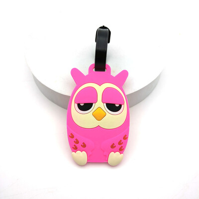 1 buc. Accesorii FashionTravel Etichetă creativă pentru bagaje cu gel de siliciu Suport pentru ID pentru valiză Etichete pentru îmbarcare pentru bagaje Etichetă portabilă