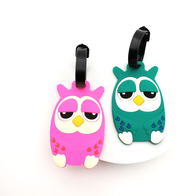 1 buc. Accesorii FashionTravel Etichetă creativă pentru bagaje cu gel de siliciu Suport pentru ID pentru valiză Etichete pentru îmbarcare pentru bagaje Etichetă portabilă