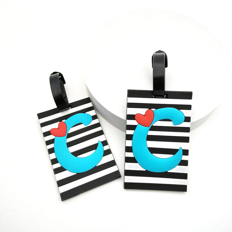 1 buc. Accesorii FashionTravel Etichetă creativă pentru bagaje cu gel de siliciu Suport pentru ID pentru valiză Etichete pentru îmbarcare pentru bagaje Etichetă portabilă