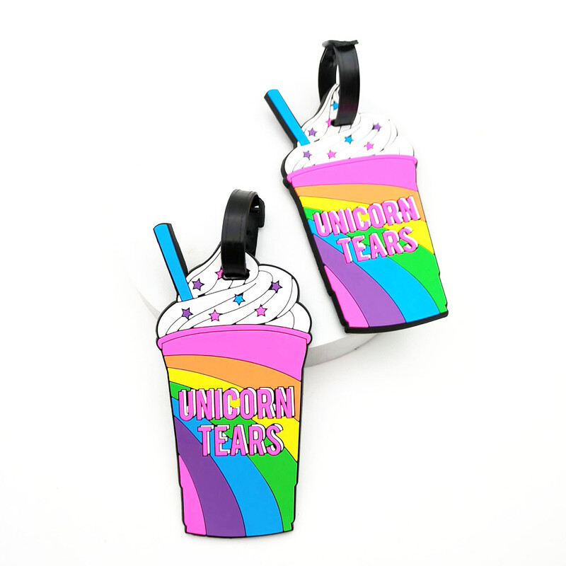 1 buc. Accesorii FashionTravel Etichetă creativă pentru bagaje cu gel de siliciu Suport pentru ID pentru valiză Etichete pentru îmbarcare pentru bagaje Etichetă portabilă