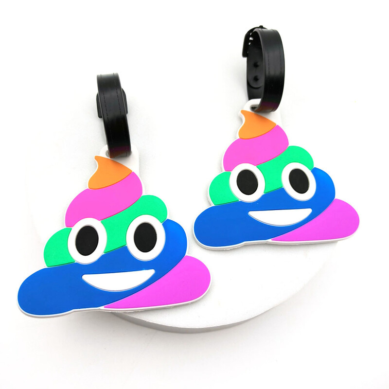 1 buc. Accesorii FashionTravel Etichetă creativă pentru bagaje cu gel de siliciu Suport pentru ID pentru valiză Etichete pentru îmbarcare pentru bagaje Etichetă portabilă