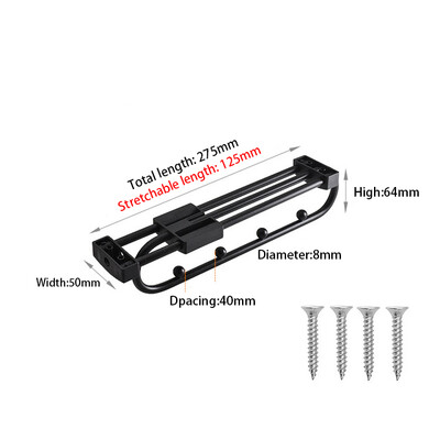 Atnaujinkite iš viršaus Reguliuojami drabužių bėgeliai Drabužių spinta Ištraukiama Ištraukiama spintelė Drabužių kabykla Spintelė Strypų laikiklis