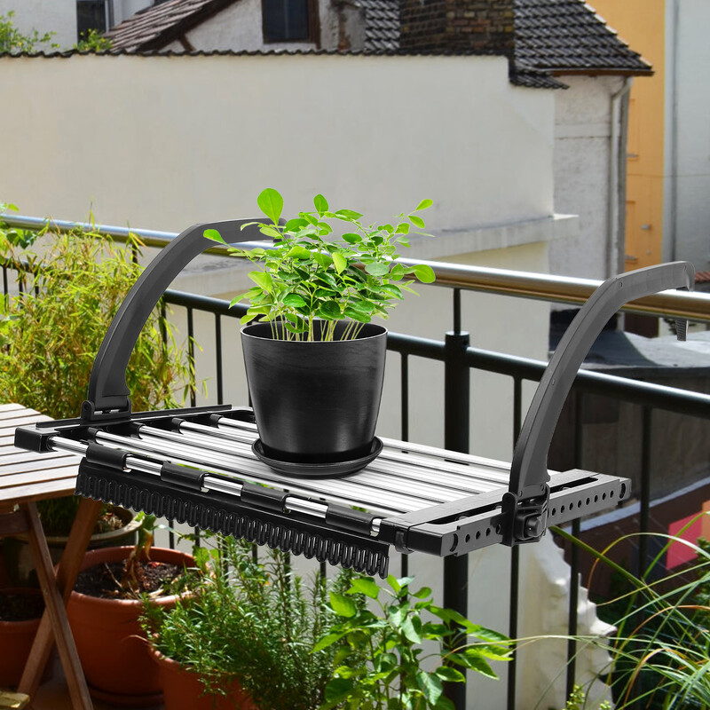 Сушилник за дрехи на балкона Многофункционална закачалка Голяма висяща пране Въже за дрехи от неръждаема стомана Сгъваема на открито