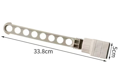 Új szárítóállvány erkélyes ruhaszárító állvány Falra szerelhető ruhaszárító állvány Fürdőszobaszárító állvány beltéri helytakarékos 8 lyuk