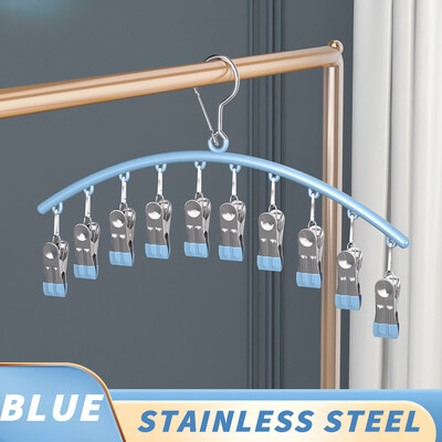 Nerūdijančio plieno drabužių džiovinimo kabykla nuo vėjo nepraleidžianti drabužių kabykla