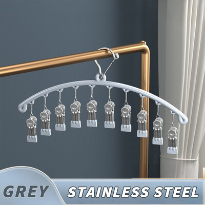 Nerūdijančio plieno drabužių džiovinimo kabykla nuo vėjo nepraleidžianti drabužių kabykla