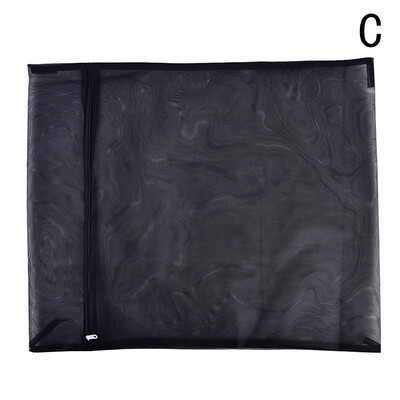 Ruhamosógép Mosótáska cipzárral Nylon hálós hálós melltartó mosótáska Fekete mosótáskák