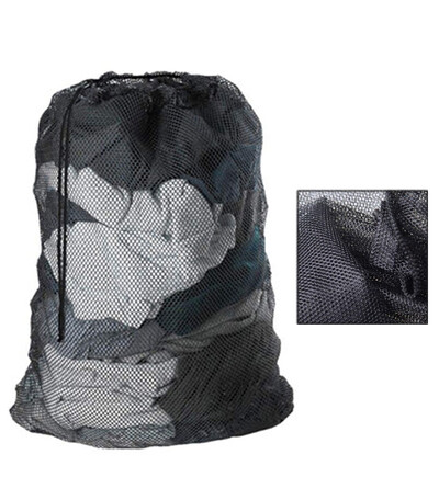 Suure suurusega pesu võrkkott Ühevärviline pingutusnöör pesukott Kinnijäämisvastane deformatsioonivastane võrk riiete pesukott 60x90cm