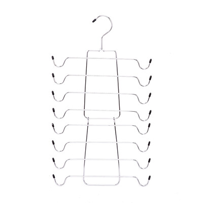 Fém melltartó akasztó fehérneműkhöz Többrétegű rozsdamentes acél szekrényrendező Összecsukható helytakarékos állvány